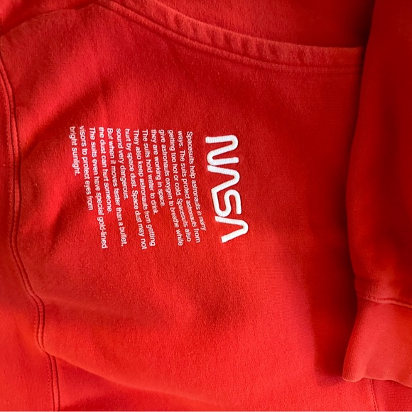 Heron Preston NASA Photo Hooded Sweatshirt 'Red' - Picture 2 of 5